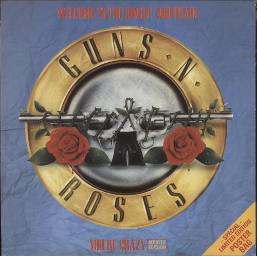 Guns N Roses Welcome To The Jungle - Poster sleeve UK 12
